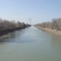 A big irrigation channel