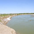 The lower reach of Amu-Darya