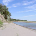 The lower reach of Amu-Darya
