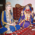 Turkmen girls and bride
