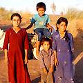 In nomadic village