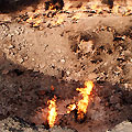 Gaz craters near Derweze