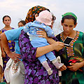 In nomadic village