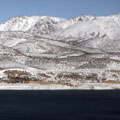 Winter Charvak lake