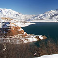 Winter Charvak lake