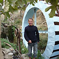 he water wheel is driving a generator