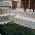 Holy reservoir with fishes