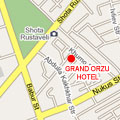 Location map to  Grand Orzu Hotel