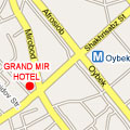 Location map to  Grand Mir Hotel