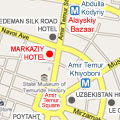 Location map to  Markaziy Hotel