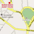 Location map to  Uzbek national house of Murad Mirzo