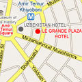 Location map to  Le Grande Plaza Hotel