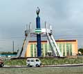 The city of Nukus, Uzbekistan