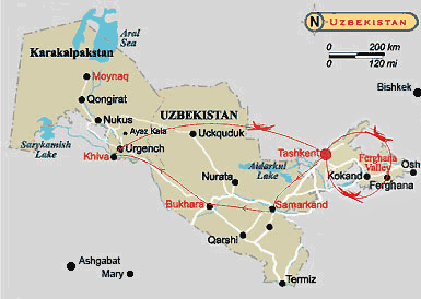 Scheme of route