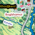 Location map to  Bogishamol resort