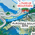 Location map to  Chatcal Mountains riverside resort