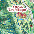 Location map to  Mountain resort Sky Village