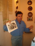 A visit of local house of Narzullayev's family in Gizhduvan