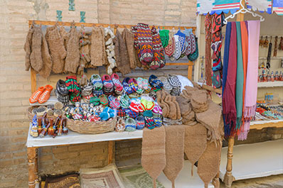 Handmade wool products, Khiva