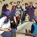 Visit nomadic villages. Water pump