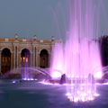 Цветомузыкальный фонтан возле театра Навои, Ташкент