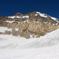 View on Oval peak from glacier Nishgar View on Oval peak from glacier Nishgar