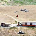 Border post in Afghanistan, Panj River — Border post in Afghanistan, Panj River —