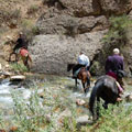 Horseback riding through the gorges — Horseback riding through the gorges —
