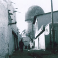 The street of Samarkand with view to the Gur-Emir Mausoleum — - The street of Samarkand with view to the Gur-Emir Mausoleum — -