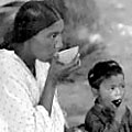 Family tea-party. 1937.  Samarkand region. P. Kildyushev