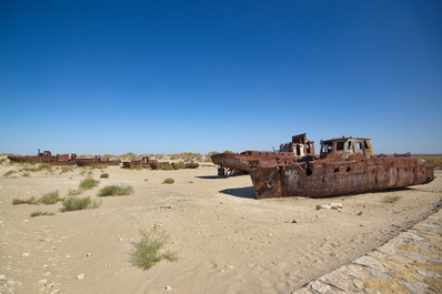 Aral sea, Uzbekistan