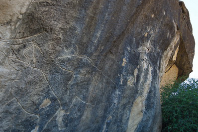 Gobustan Petroglyphs, vicinity of Baku