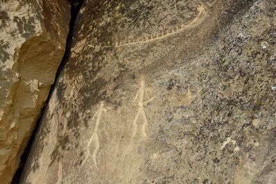 Gobustan Rock Drawings near Baku