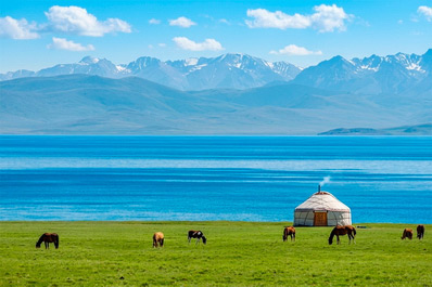 Озеро Сон-Куль, Кыргызстан