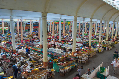 Panjshanbe Bazaar, Khujand, Tajikistan