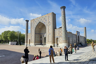 Ulugh Beg Madrasah, Samarkand, Uzbekistan