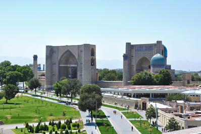 Bibi Khanum Mosque, Samarkand, Uzbekistan