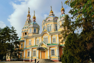 Zenkov Cathedral, Almaty, Kazakhstan