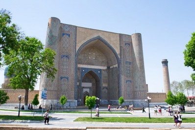 Bibi Khanum Mosque, Samarkand, Uzbekistan