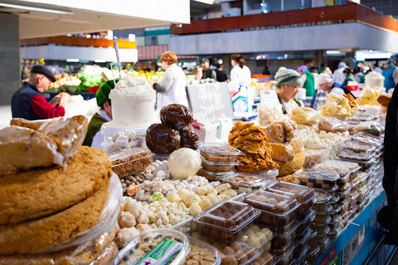 Zelyony (Green) Bazaar, Almaty, Kazakhstan