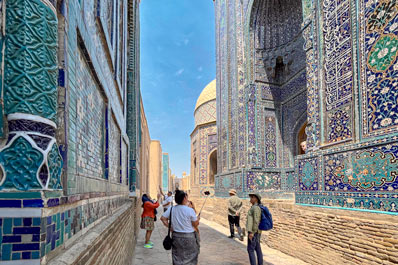 Shakhi-Zinda Necropolis, Samarkand, Uzbekistan