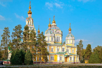 Zenkov Cathedral, Almaty, Kazakhstan
