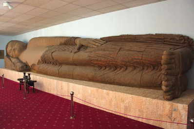 Statue of Buddha, Museum of Antiquities, Dushanbe, Tajikistan