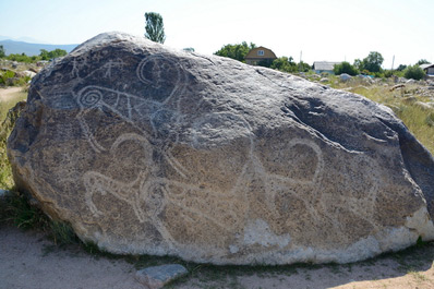 Cholpon-Ata Petroglyphs, Kyrgyzstan