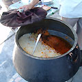 Bukhara plov. Cuisine of Uzbekistan. Uzbek cuisine. Food Uzbekistan