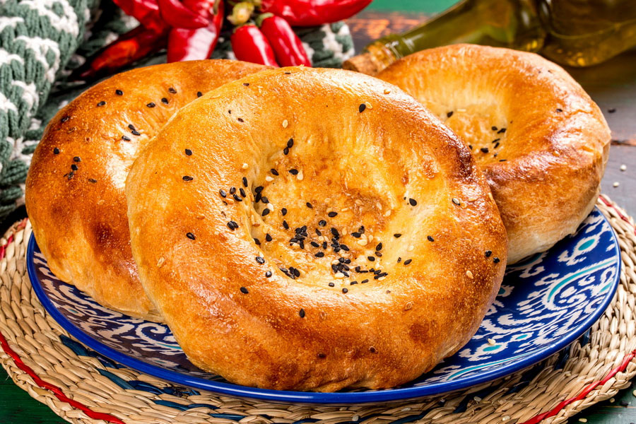 Flatbread, Traditional Uzbek Bread