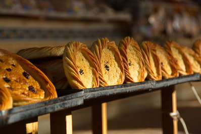 Лепёшки, традиционный узбекский хлеб