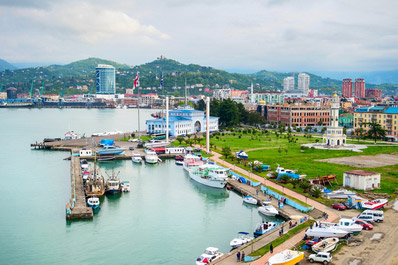 Batumi embankment, Georgia