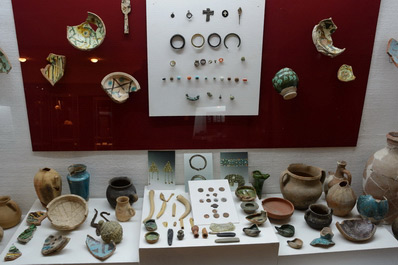 Exhibits at the Dmanisi Museum