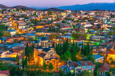 Kutaisi, former capital of the Georgian kingdom